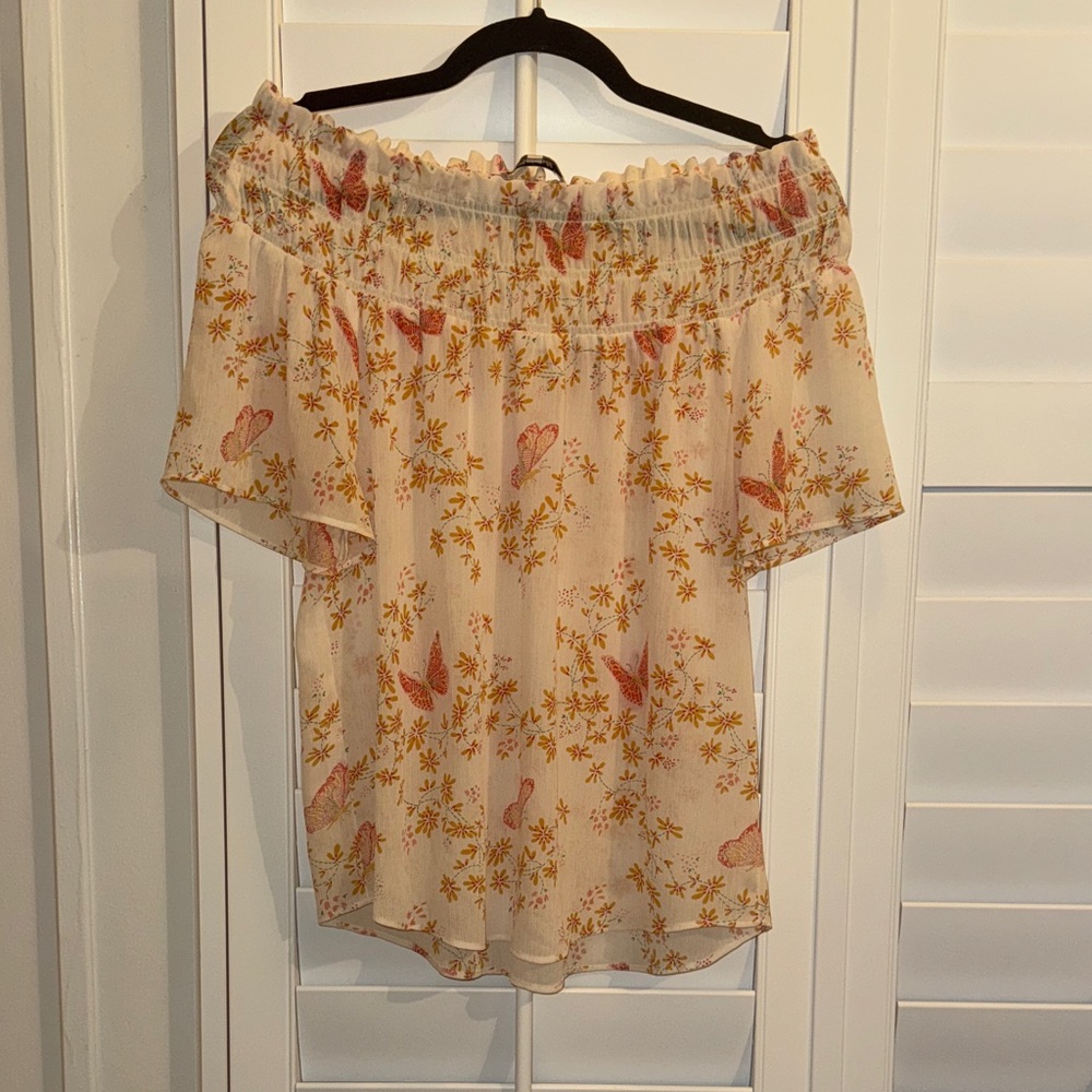 Madewell Off-Shoulder Top Never Worn - Small